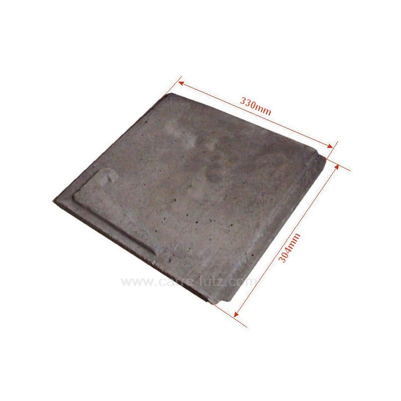 00001306314 - Brique gauche 6721 pour cuisinière Godin 6750 6751 Arpège