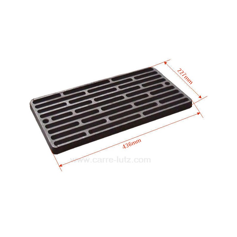 10220375400﻿ - Grille de decendrage pour convecteur Godin Régence 3754