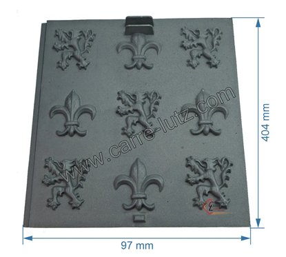 704810  10160316800 - Brique arrière de foyer Godin 3168 97,70 €