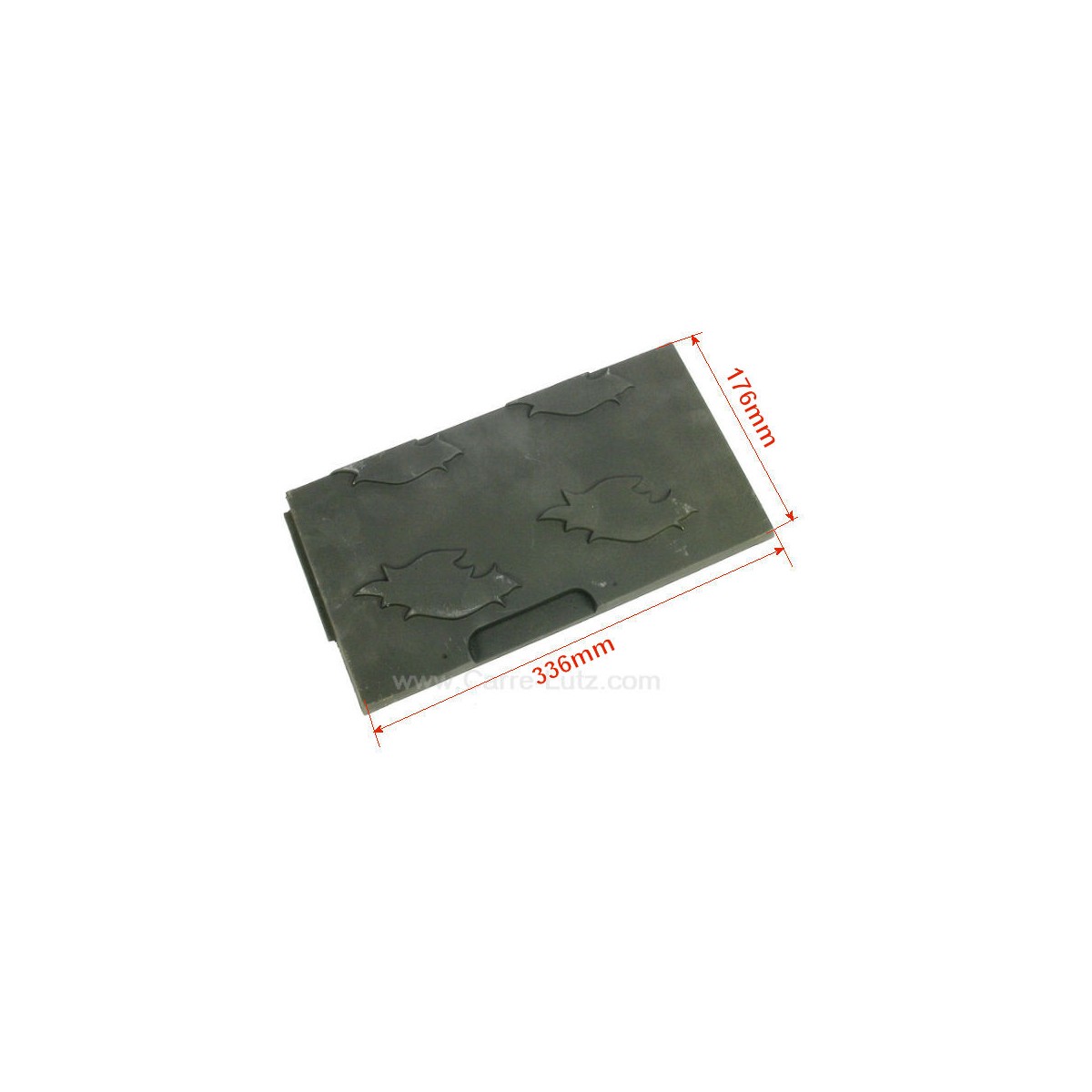 704900  10166325800 - Plaque de foyer latérale avant droit de foyer Godin 3257 3258 34,40 €
