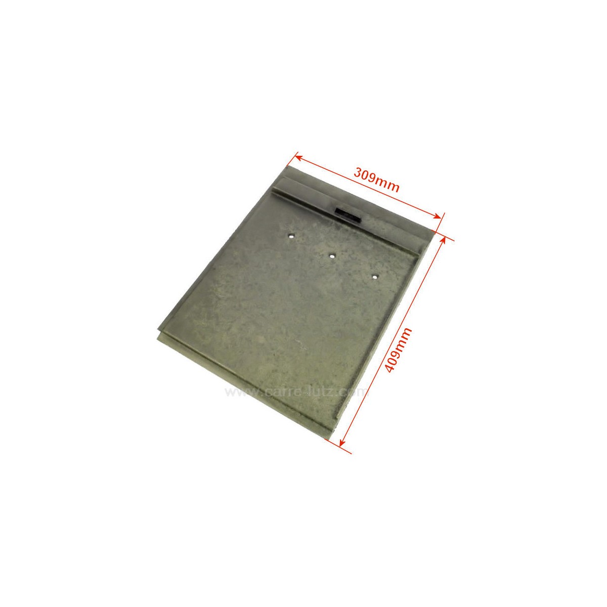 704907  10168350104 - Plaque de foyer arrière droite de convecteur Godin 350104 194,20 €