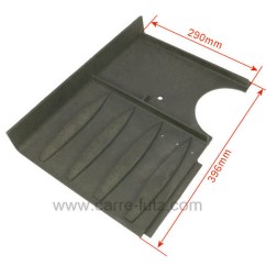 704960  Plaque arrière de foyer gauche 10163660106 pour convecteur Godin 63,10 €