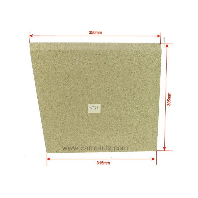 P0051943 - Brique droite vermiculite Deville