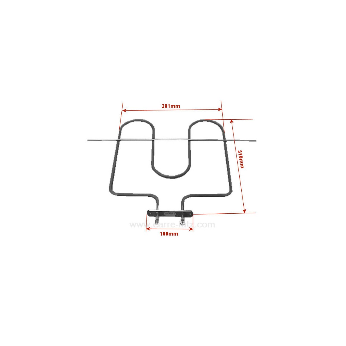 203075  Résistance de sole 1500W de four Ariston Smeg 12,30 €