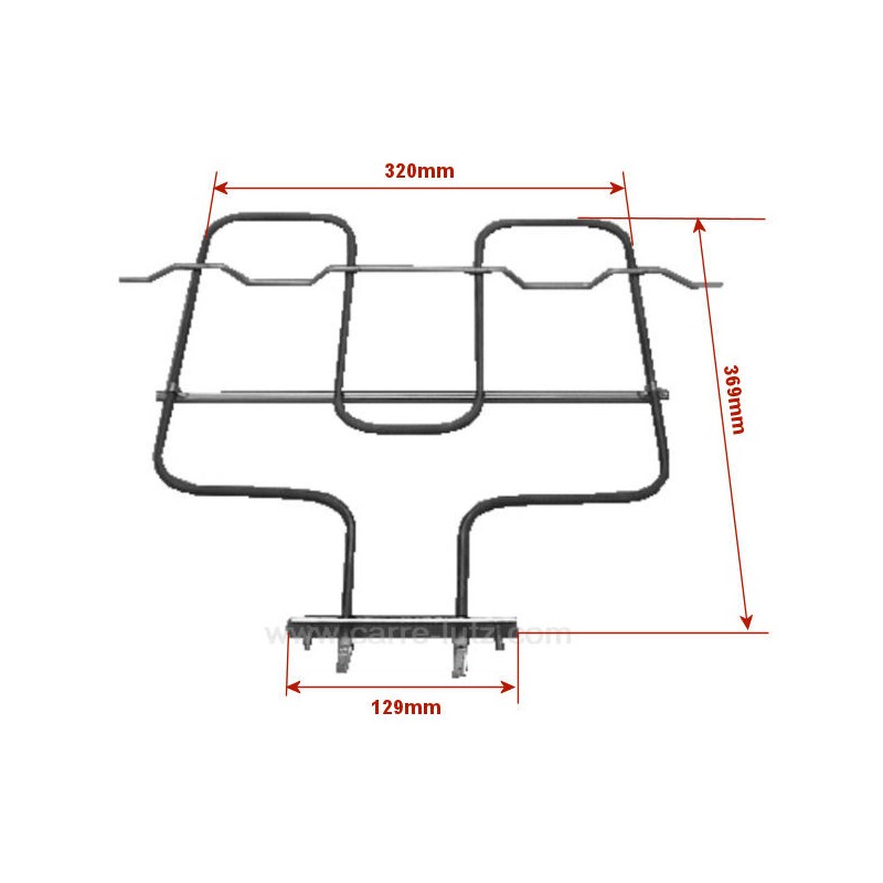 203092  03050169 - Résistance de sole 1200W de four Gorenje Sidex  67,90 €