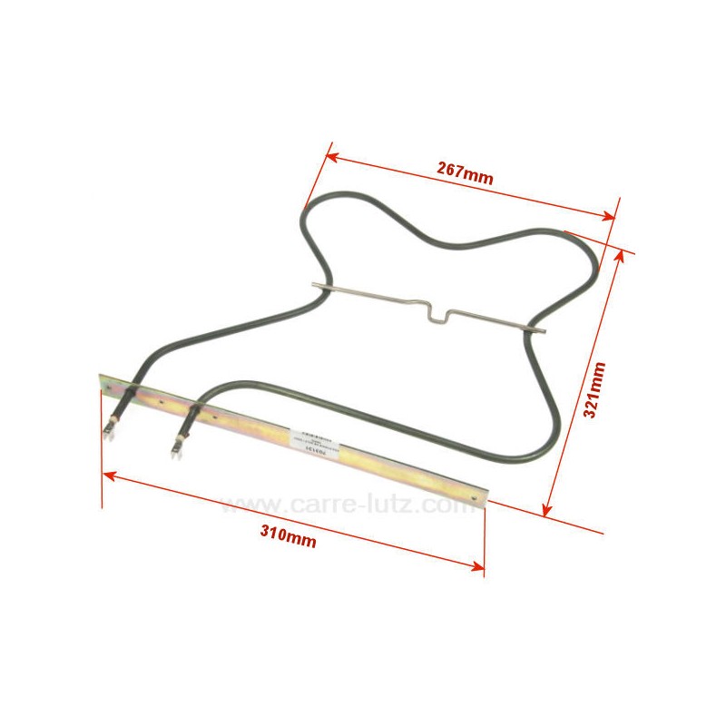 703131  Résistance de sole 1200W de four Nardi 12,60 €