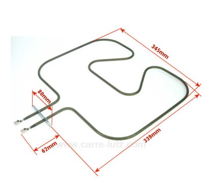 3570338040 - Résistance de sole 1000W de four A Martin Faure Electrolux 