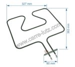 703139  3970125013 - Résistance de sole 1000W A.MartinFaure Electrolux Zanussi  8,50 €