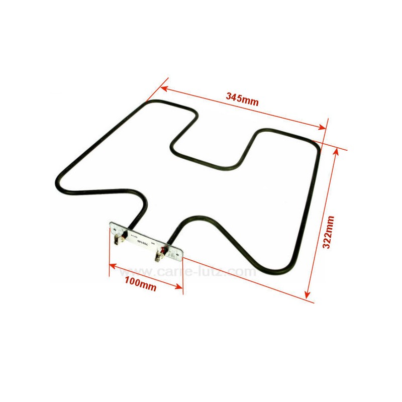 703140  Résistance de sole 1500W de four Nardi 25,30 €