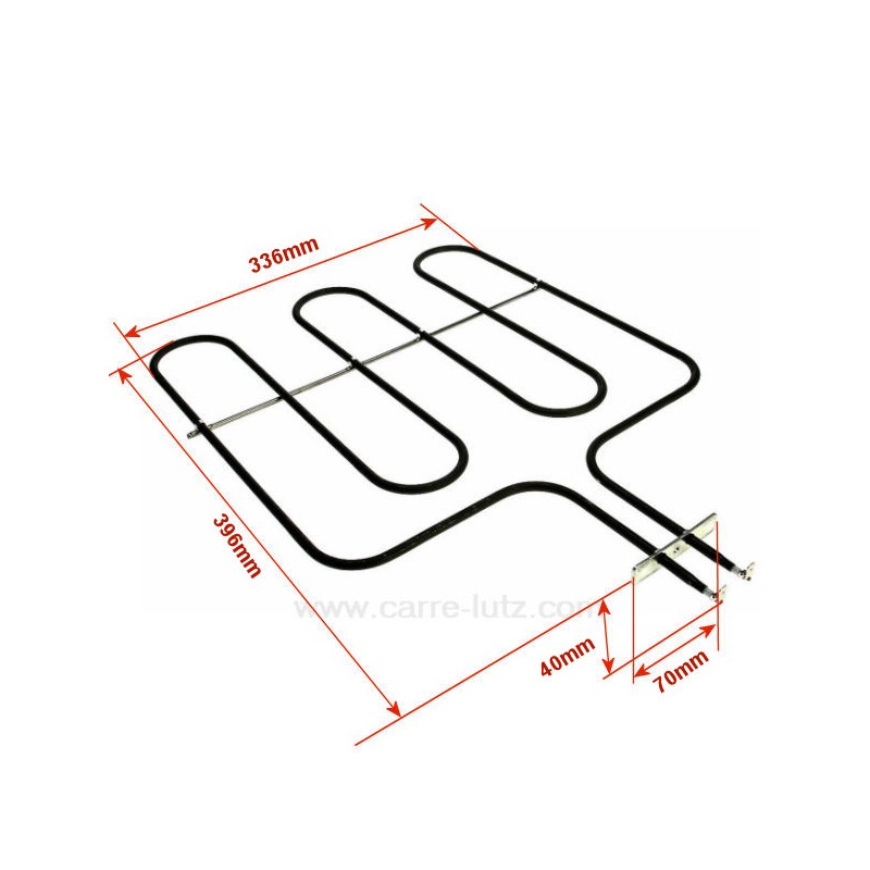 703144  3370669016 - Résistance de sole 1400W de four A Martin Faure Electrolux Zanussi  51,30 €