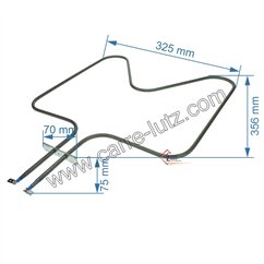703149  3192083032 - Résistance de sole 1400W A Martin Electrolux 46,80 €