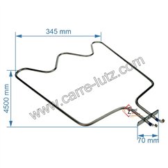 703150  481225998421 - Résistance de sole 1150W 230V Laden Whirlpool  9,60 €