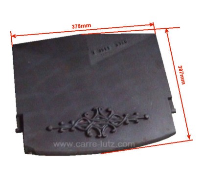 10322374000 - Devant de réservoir pour convecteur Godin 3753, 3740, Grand Ariégeois