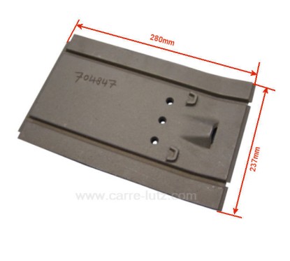 704847  20173373953 - Plaque de protection coté pour convecteur Godin 3739 171,50 €