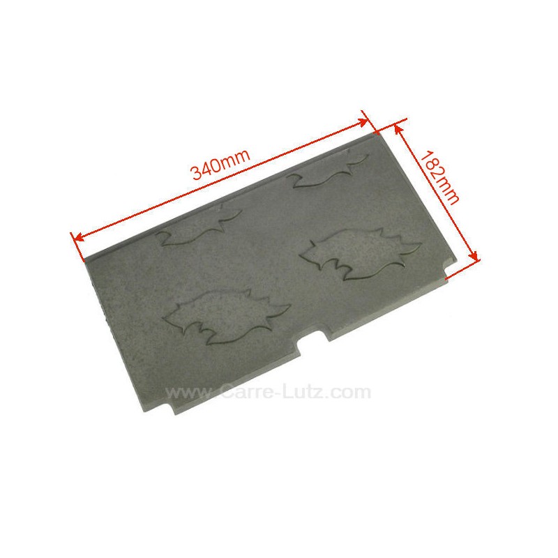 704899  10168325800 - Plaque de foyer latérale arrière droit de foyer Godin 3257 3258 32,80 €