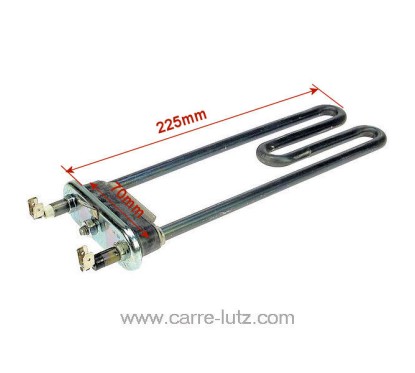 91201638 - Résistance de lave linge 1850W Candy Rosières