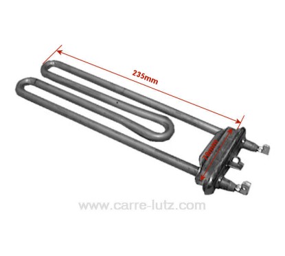 781081  1240325405 - Résistance de lave linge 1900W A Martin Electrolux Faure Brandt Vedette Thomson Zanussi 10,70 €