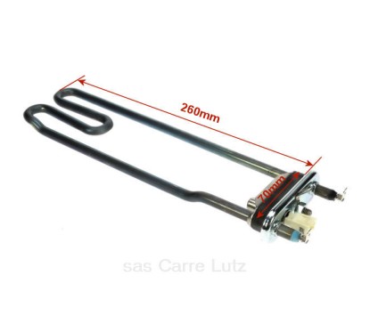 781142  52x0554 - Résistance 2000W de lave linge Brandt Fagor Vedette Malice évolution  9,80 €