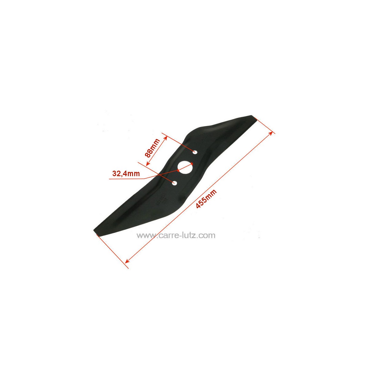 9987019  72531VK8J50 - Lame de rotor supérieur 459 mm de tondeuse à gazon Honda 23,40 €