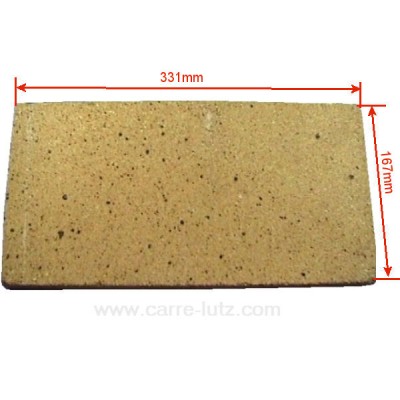 FB105214  105214 - Brique 330x166x25 mm de convecteur Franco Belge  17,60 €