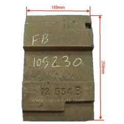 FB105230  105230 - Supplement de brique avant 12534B de convecteur Franco Belge  17,40 €