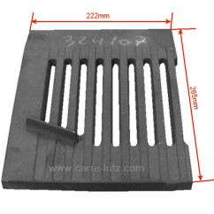 FB324107  324107 - Grille de face gauche 12.480.241 de convecteur Franco Belge  36,30 €