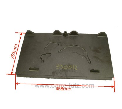 Plaque motif 330012 d'insert Franco-Belge