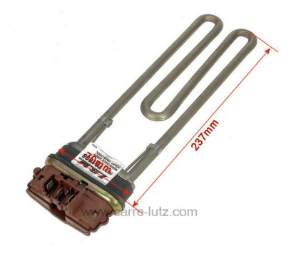 781095  481925928868 - Résistance de lave linge 2050W Laden Whirlpool 16,80 €