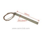 703903  Résistance 350W Diamètre 12,5 mm Longueur 150 mm de poêle à pellet 27,40 €