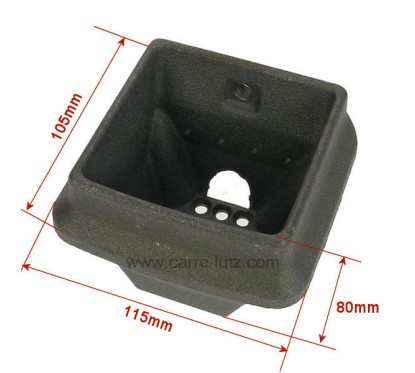 Pot bruleur 3278197 de foyer pour poele a granulé Godin Vesta