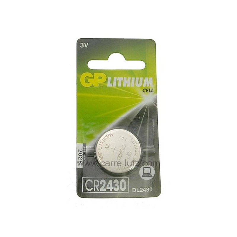 997019  pile bouton Lithium CR2430 3V 2,20 €