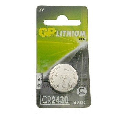 997019  pile bouton Lithium CR2430 3V 2,20 €