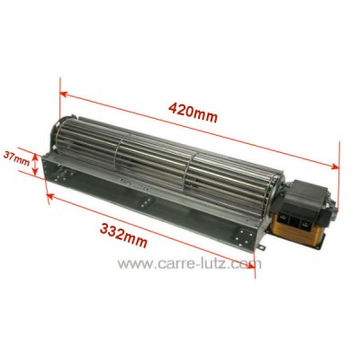 231030  Ventilateur tangentiel 330 mm moteur à droite 1 vitesse 92,50 €