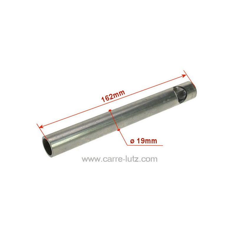 Tube convoyeur porte résistance 162mm diamètre 19 mm de poêle à pellet