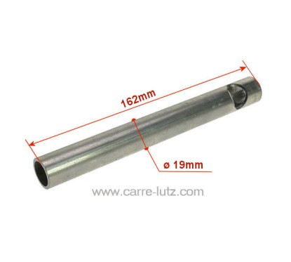 Tube convoyeur porte résistance 162mm diamètre 19 mm de poêle à pellet