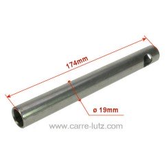 703975  Tube convoyeur porte résistance 174mm diamètre 19 mm de poêle à pellet 18,80 €