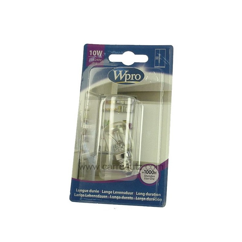 542064  Ampoule de réfrigérateur E12 10W 5,20 €