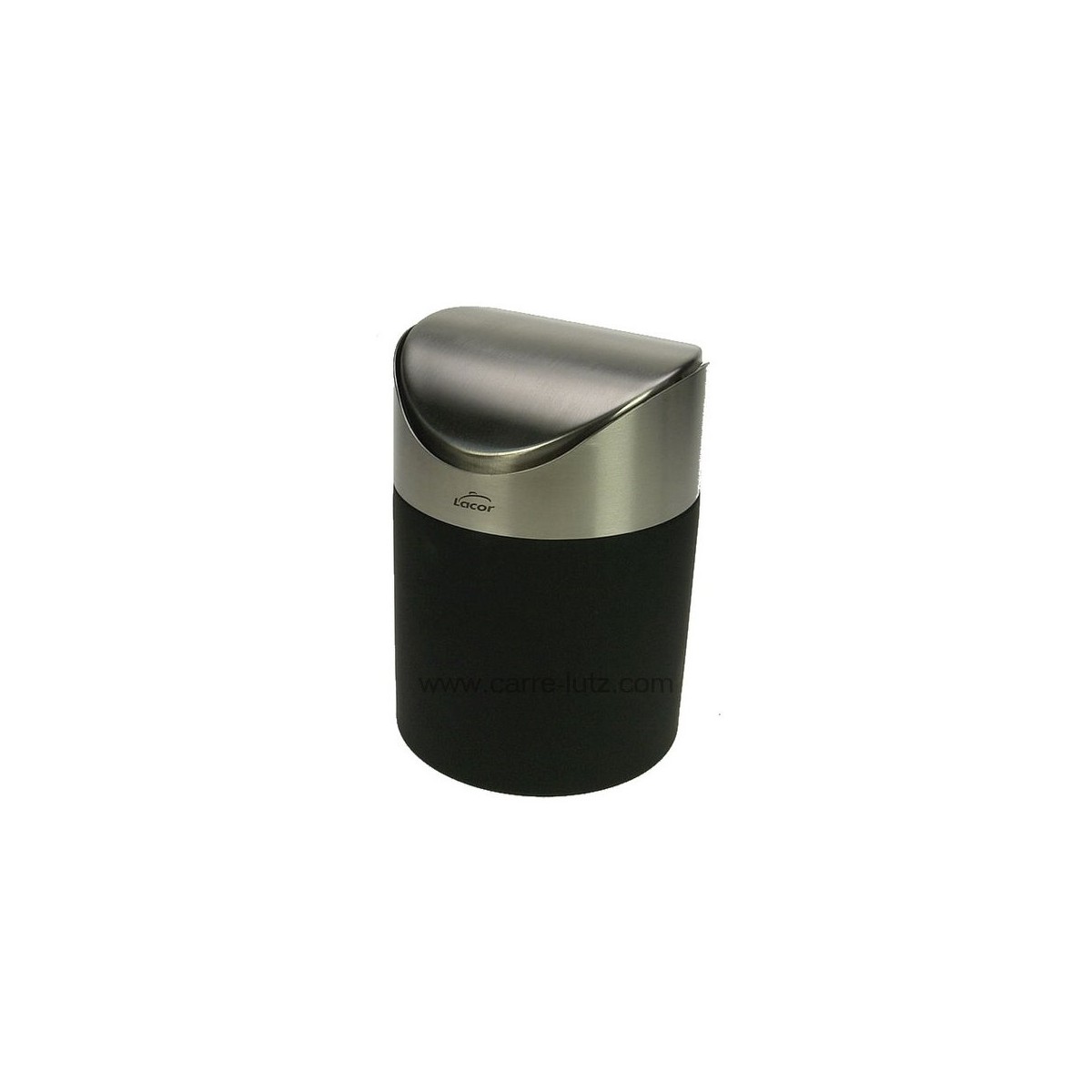 991LC62358  Poubelle de table inox et soft touch noir Lacor 62358 24,40 €
