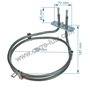 262900067 - Résistance circulaire 1600W de four Beko 