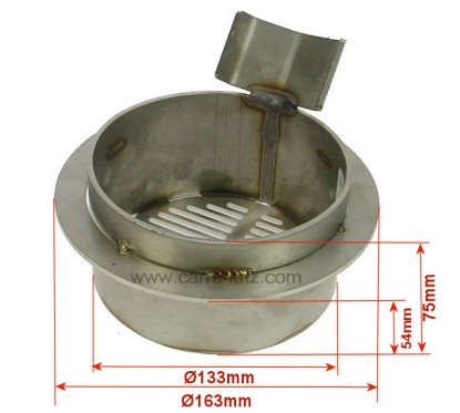 704310  Pot bruleur ou creuset de foyer pour poele a granulé Eurofiamma 190,50 €