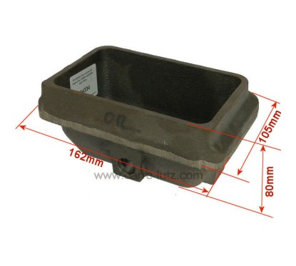 704334 Pot bruleur ou creuset de foyer pour poele a granulé Eva Calor 158,80 €