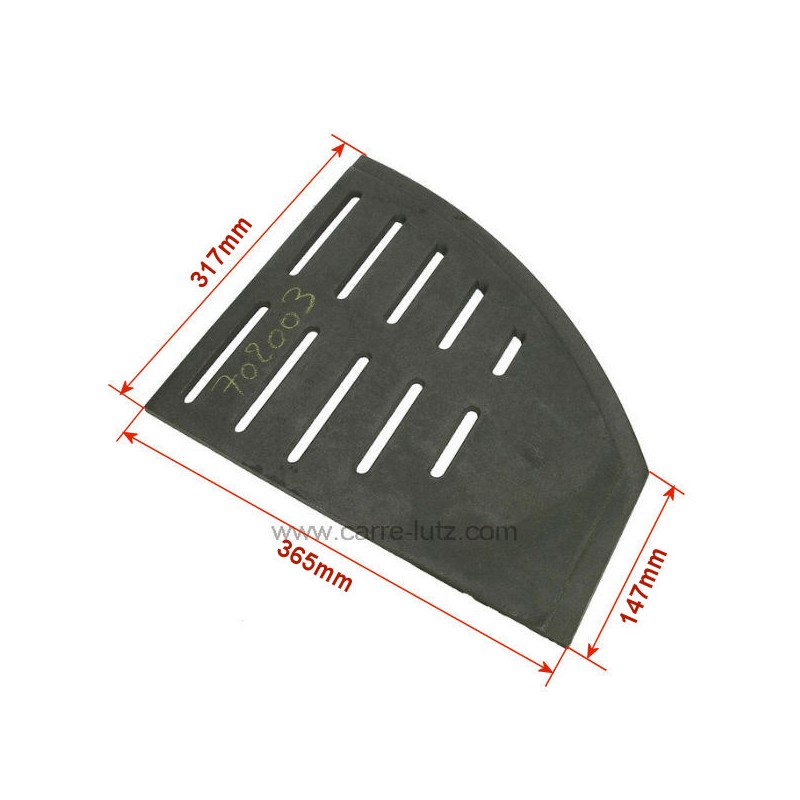 702003  Grille foyère gauche F610588B de foyer Invicta 58,50 €