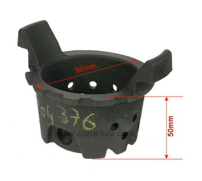 704376  Pot bruleur ou creuset de foyer F610866U pour poele a granulé compatible avec Invicta Thera 75,70 €