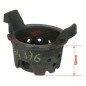 Pot bruleur ou creuset de foyer F610866U pour poele a granulé compatible avec Invicta Thera