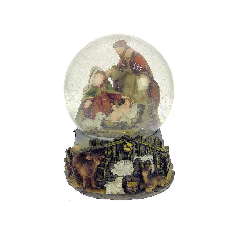 CL50231166  Boule à neige crèche avec socle en résine décorée étable 58,90 €