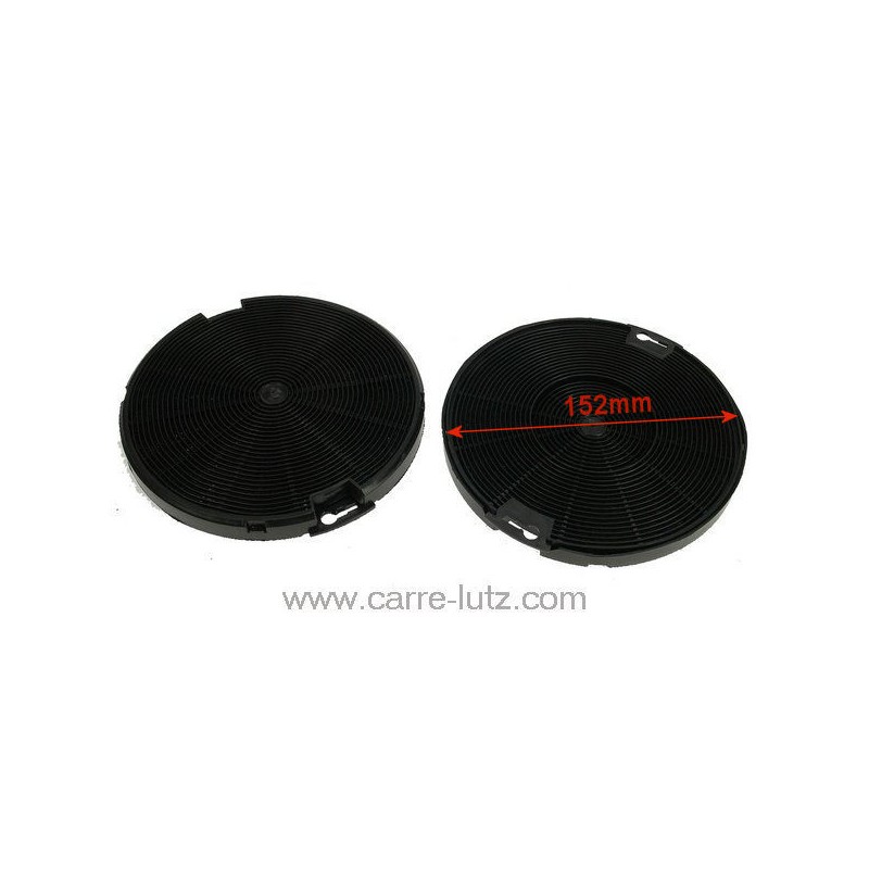 701165  2 Filtres charbon actif diamètre 154 mm Faber IKEA 11,40 €