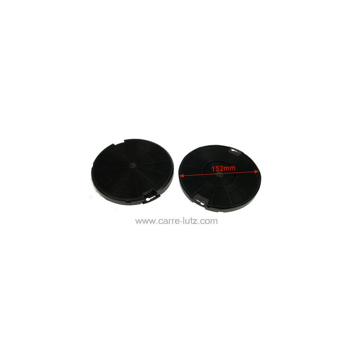 701165  2 Filtres charbon actif diamètre 154 mm Faber IKEA 11,40 €