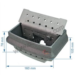 704336  Pot bruleur ou creuset de foyer 009278289 pour poele a granulé Nordica Extraflame 99,90 €