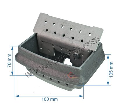 704336  Pot bruleur ou creuset de foyer 009278289 pour poele a granulé Nordica Extraflame 99,90 €