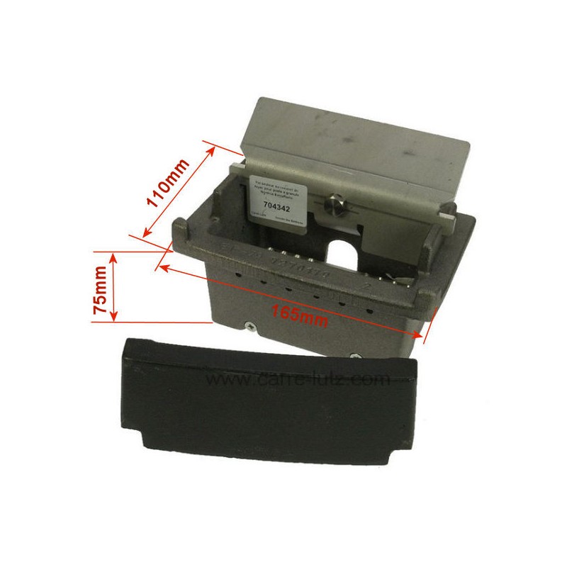 704342  Pot bruleur ou creuset de foyer pour poele a granulé Nordica Extraflame 220,40 €